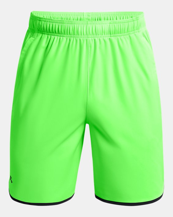 Men's UA HIIT Woven Shorts, Green, pdpMainDesktop image number 5